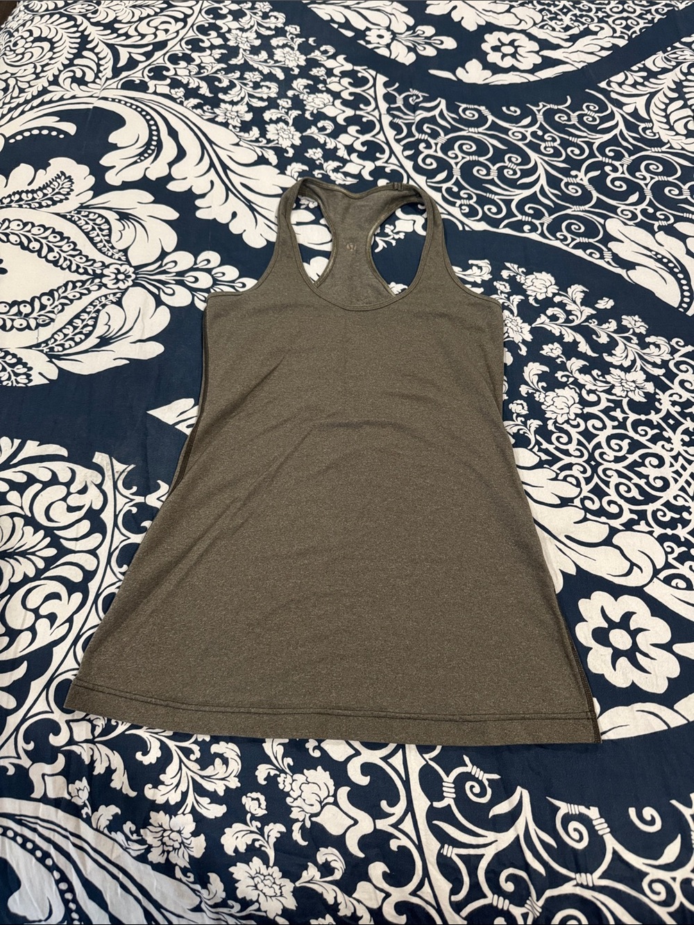lululemon athletica Olive Green Racerback Workout Tank